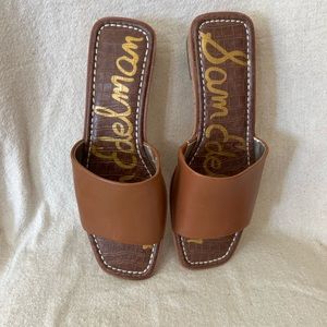 Sam Edelman 11/2” Slide womens sandles brown Size 9
